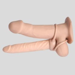 Anal Special Double Penetration Strap-On Cock Ring 5 Inch