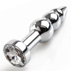 Bejewelled Metal Beaded Jewelled Butt Plug