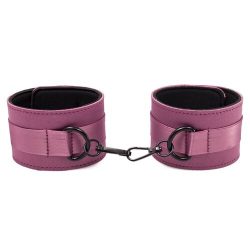 Bind & Blush Pink Satin Tie Ankle Cuffs