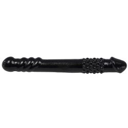 Black Double Sided Dildo - 10 Inch