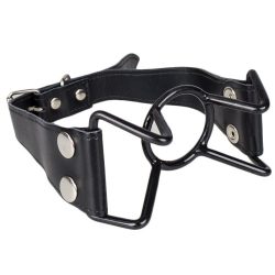 Bondara Luxe Black Coated Spider Mouth Gag