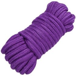 Bondara Purple Cotton Bondage Rope - 10m