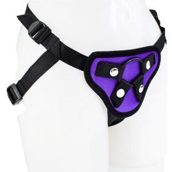 Bondara Purple Satin Strap-On Harness