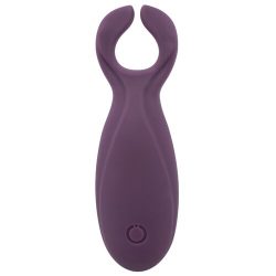 Bondara Purple Silicone Rechargeable Vibrating Nipple & Clit Stim