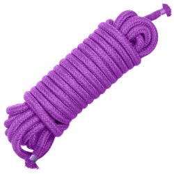 Bondara Purple Soft Cotton Bondage Rope - 10m