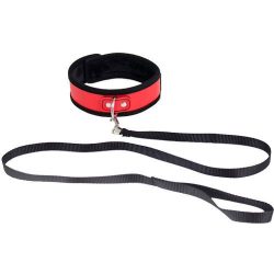 Bondara Red Collar and Leash