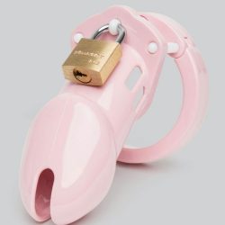 CB-6000 Pink Male Chastity Cage Kit