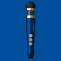 Doxy Number 3R Blue Flame Die Cast Rechargeable Wand Vibrator