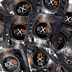 EXS Black Latex Condoms