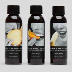 Earthly Body Edible Massage Oil Trio Gift Set (3 x 60ml)