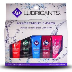 ID Lubricants Water-Based And Silicone Assorted Pack