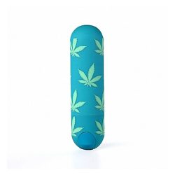 Jessi 420 Green 10 Function Rechargeable Bullet Vibrator