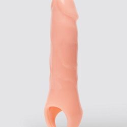 Lovehoney Mega Mighty 2 Extra Inches Penis Extender with Ball Loop Flesh Pink