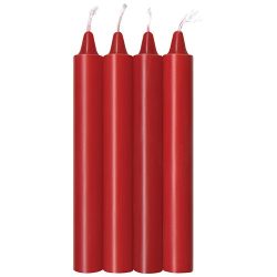 Ouch! Make Me Melt Red Bondage Candles - 4 Pack