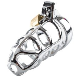 Torment Stainless Steel Gladiator Chastity Cage